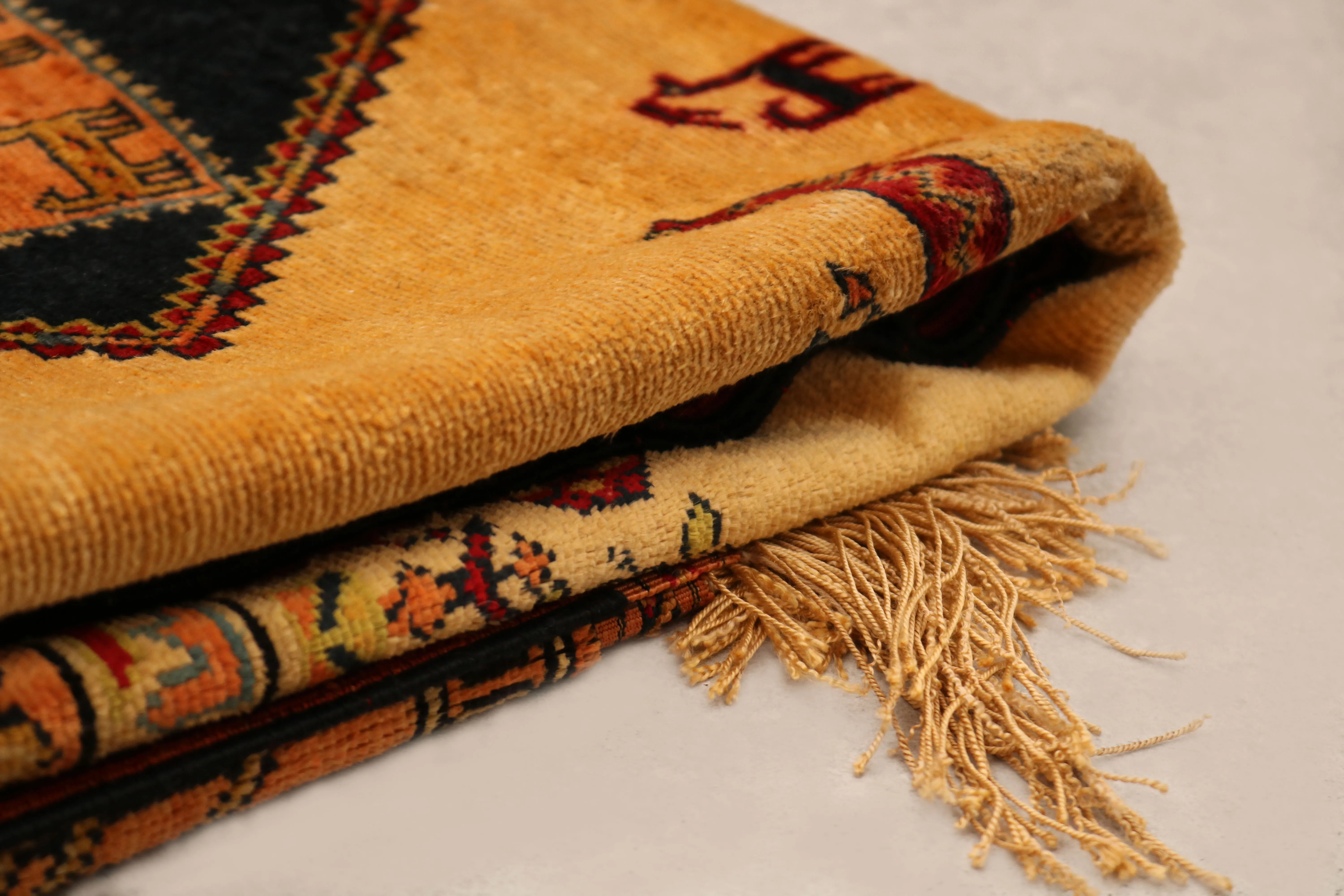 Exquisite Mashhad Silk Double Sided Handwoven Carpet